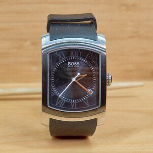 Boss Hugo Boss Watch, Black Rubber Strap